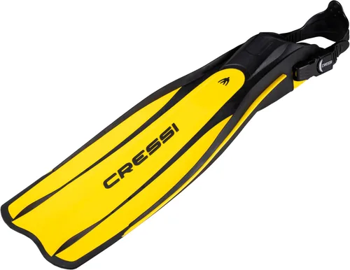 Miniatura 4 de Aletas de buceo con talón abierto Pro Light de Cressi, hechas en Italia Amarillo