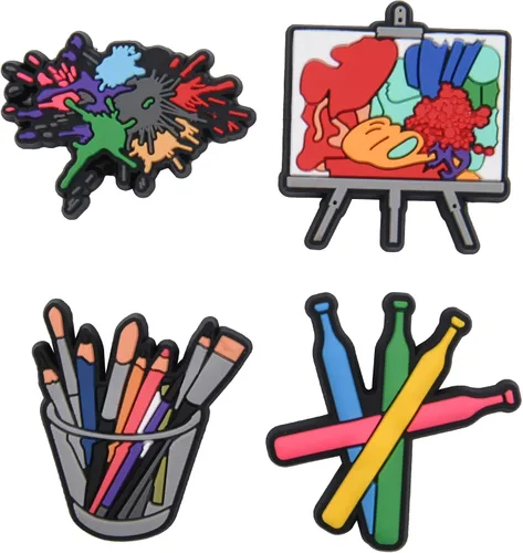 Miniatura 7 de QYSEOFON Lote de 30, 50, 100 dijes de zapatos de dibujos animados para niños y mujeres, decoración de zapatos para niños y niñas, regalos