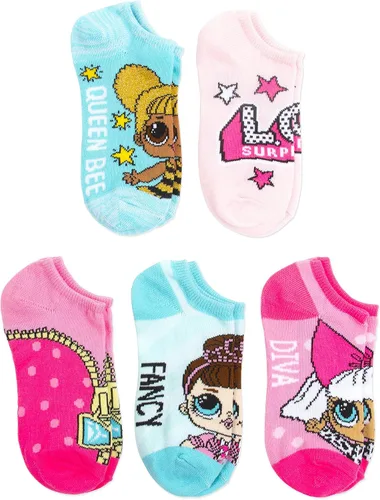Miniatura 2 de LOL Surprise! 5 calcetines grandes para niñas sin muestra.