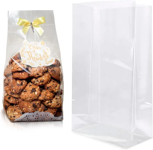 Miniatura 43 de APQ Supply Bolsas de polietileno transparentes con refuerzo, 4 x 2 x 10 pulgadas. Paquete de 1000 bolsas de plástico con refuerzo lateral con parte