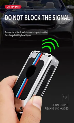 Miniatura 4 de Funda de protección para llavero Accesorios para Volvo XC90 XC60 XC40 S60 S90 V90 V60 Polestar 1 T5 T6 3 botón Negro