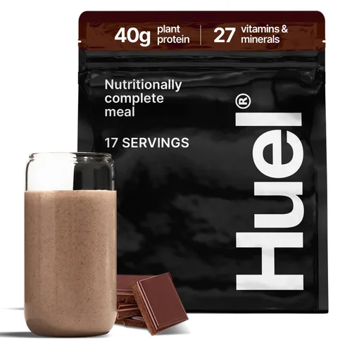 Miniatura 13 de Huel Edición Negra Polvo de Proteína Vegano de 40g con Caramelo Salado Comida Nutricionalmente Completa 27 Vitaminas y Minerales, Sin Gluten