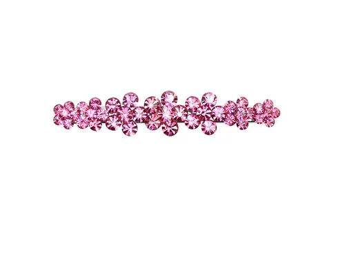 Miniatura 9 de Faship Preciosa pinza para el pelo de cocodrilo con diseño floral de cristal AB