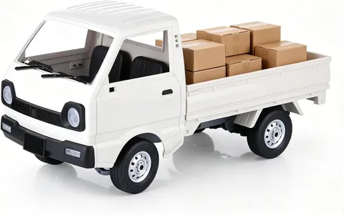 Miniatura 3 de Auto a control remoto 1/10 con faros LED, 2.4 GHz RC Rock Crawler camiones de tracción trasera, camioneta todoterreno para adultos, regalos