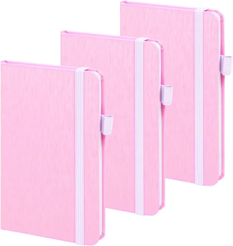 Miniatura 12 de ONAVIA Cuaderno de bolsillo A6, cuadernos pequeños de diario, 160 páginas de tapa dura mini bloc de notas para escribir, trabajo, escuela y toma