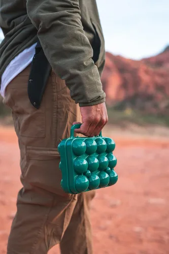 Miniatura 3 de Stansport - Recipiente para huevos para acampar y viajar