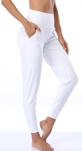 Miniatura 126 de Oalka - Pantalones deportivos para mujer, con cintura alta y bolsillos, para hacer deporte, yoga y entrenar