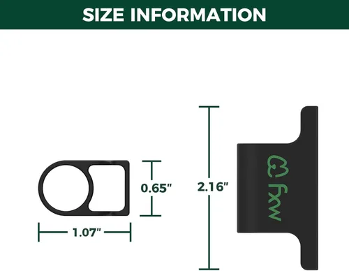 Miniatura 7 de FXW Anclaje de valla a pared (paquete de 4) para uso con corralito para perros en patio, jardín, puertas, chimenea, interior/exterior, se adapta a