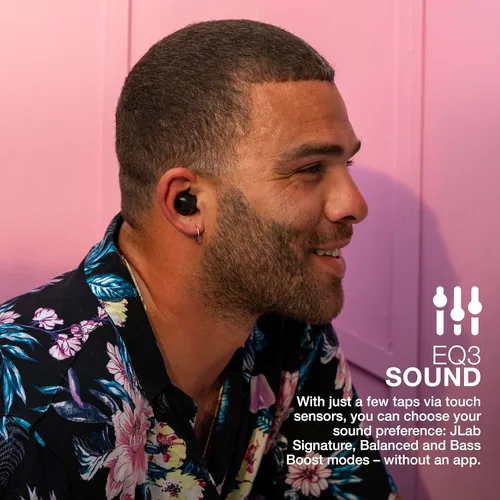 Miniatura 6 de JLab Go Air Pop Auriculares inalámbricos Bluetooth + funda de carga, Negro, Doble conexión, Resistencia al sudor IPX4, Conexión Bluetooth 5.1, 3