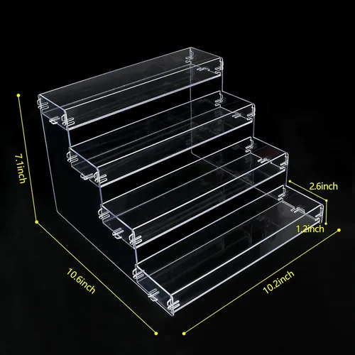 Miniatura 5 de ELEGANTLIFE Estante para especias, no necesita herramientas y no tiene pegamento acrílico penetrante, ensamblaje autoderivado, estante de especias