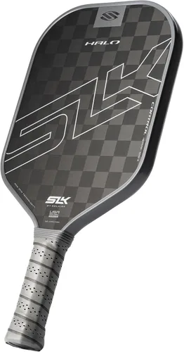 Miniatura 16 de Selkirk Sport SLK Halo Paleta de Pickleball de Fibra de Carbono Cruda Diseñada en los Estados Unidos Elige la potencia de fibra de carbono cruda