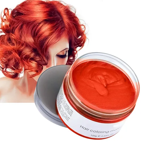 Miniatura 12 de YHMWAX Pomadas Temporales Coloridas para Peinar el Cabello - Gel Natural Desechable de Fuerte Sujeción para Fiestas, Cosplay, Mascarada (Azul)