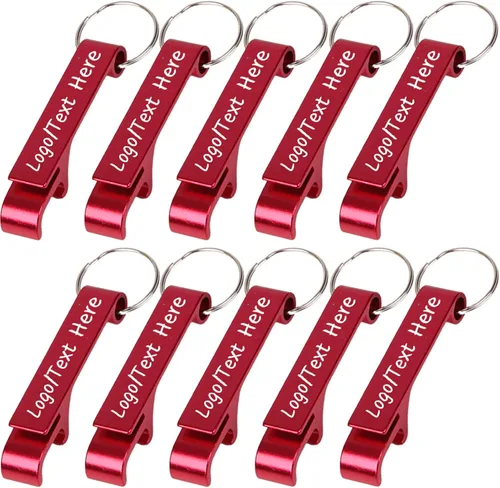 Miniatura 9 de Amlion Llaveros personalizados para abrebotellas, grabados a granel, con texto de logotipo, para hombres y mujeres, regalos de fiesta de boda