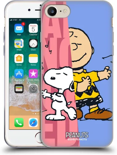 Miniatura 278 de Head Case Designs Funda de gel con licencia oficial de Peanuts Snoopy & Woodstock Halfs and Laughs [protección de grado militar] compatible