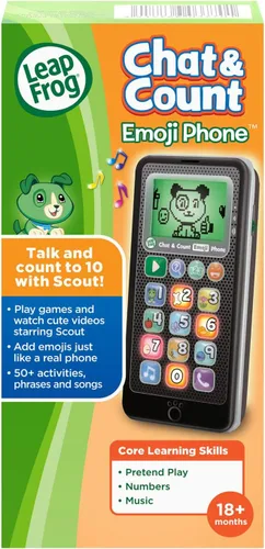 Miniatura 7 de LeapFrog Teléfono Emoji para chatear y contar, negro
