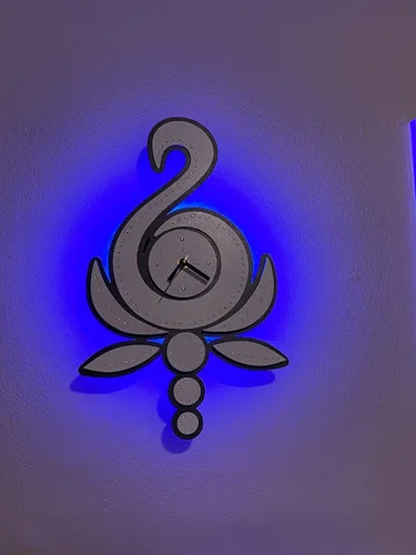 Miniatura 6 de Oliva's Art Design Reloj de pared LED Swan