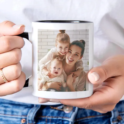 Miniatura 2 de Let's Make Memories Taza con fotos personalizada, taza de café personalizada, tu foto o obra de arte de niños, para ella, cumpleaños, para mamá