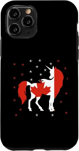 Miniatura 28 de Funda para iPhone 13 Pro Max Unicornio Bandera de Canadá