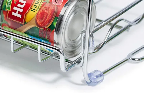 Miniatura 4 de Che'mar Organizador de latas para despensa: estante apilable para 36 latas, almacenamiento de alimentos enlatados, estante de despensa, armario