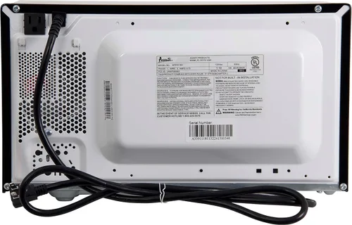 Miniatura 9 de Avanti MT81K1BH Horno microondas compacto de 700 vatios con 6 ajustes de cocción preestablecidos, descongelación de velocidad, panel de control