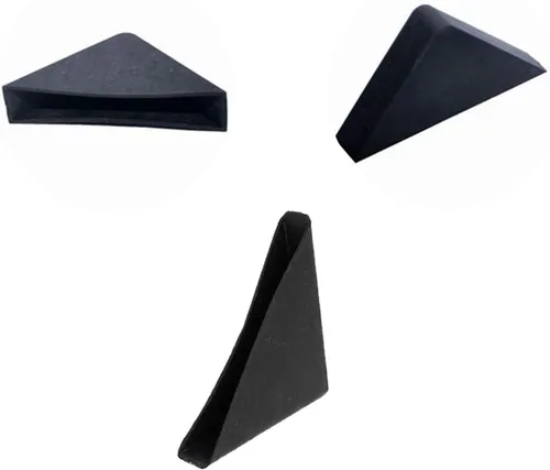Miniatura 3 de YouU Protectores de esquina de plástico, 20 unidades, con forma de triple esquina, cojín protector de esquina de vidrio de 0.394 in x 2.953 in
