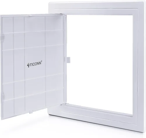 Miniatura 10 de TICONN Panel de acceso para paneles de yeso, 6 x 9 pulgadas, cubierta de plástico ABS para pared, puertas de acceso, panel de acceso fácil