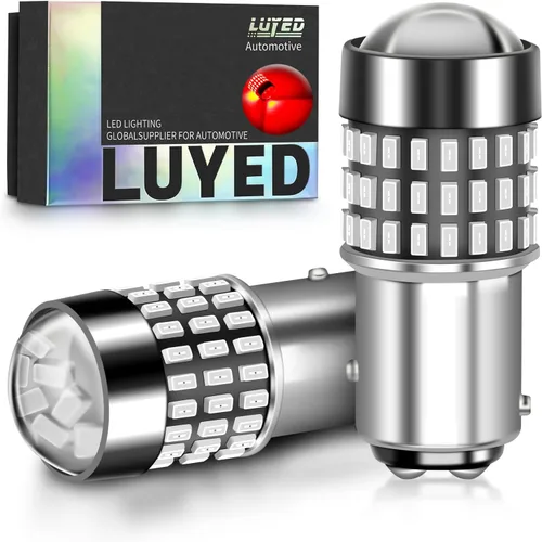 Miniatura 51 de 1156 Bombillas LED Ámbar Amarilla Luz de Señal de Giro 400% de Brillo 1141 1003 7506 Bombillas LED P21W Usadas para Luces Intermitentes Luz Trasera