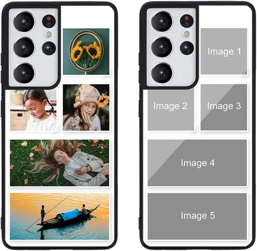 Miniatura 250 de Funda de teléfono personalizada para Samsung Galaxy S22+ / S22 Plus 5G, funda de TPU suave de vidrio templado antiarañazos personalizada con foto