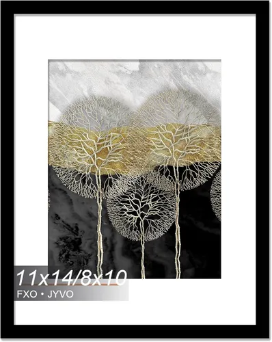 Miniatura 96 de Fxojyvo Marco de Fotos de 4x6, Muestra Foto de 3.5x5 con Paspartú o 4 x 6 Sin Paspartú, Liviano y de Alta Transparencia Marco de 4 por 6 para Pared