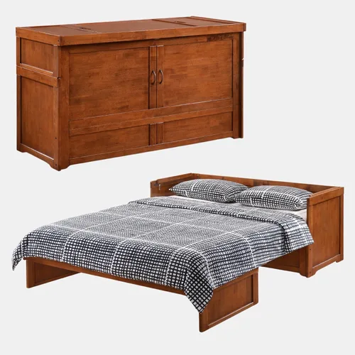 Miniatura 8 de Night & Day Murphy Cube - Cama tamaño Queen lista para montar con colchón de espuma viscoelástica SDS personalizado de 6 pulgadas (chocolate oscuro)