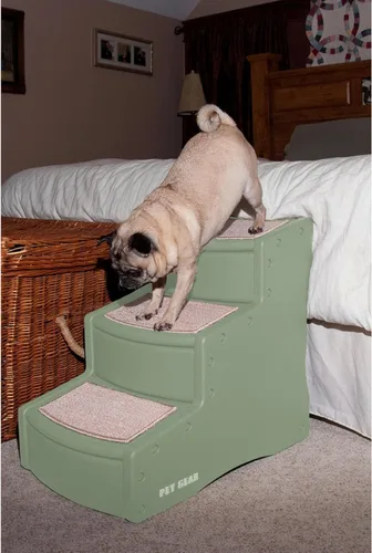 Miniatura 9 de Pet Gear, Escalera para Perros de 3 Peldaños; Perros y Gatos., Chocolate