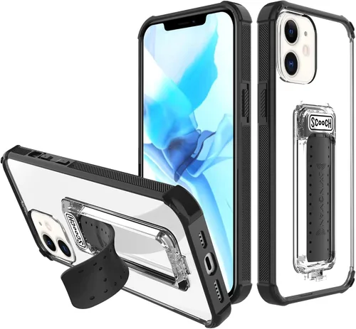 Miniatura 34 de Scooch® para iPhone 15 Pro Max Funda con Soporte, Funda Kickstand Wingman 5-en-1, Protección contra Caídas de Grado Militar, Kickstand Desplegable