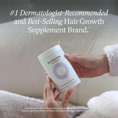 Miniatura 2 de Nutrafol Postpartum Hair Growth Supplements, Clinically Tested for Visibly Thicker Hair and Less Shedding, Breastfeeding-friendly
