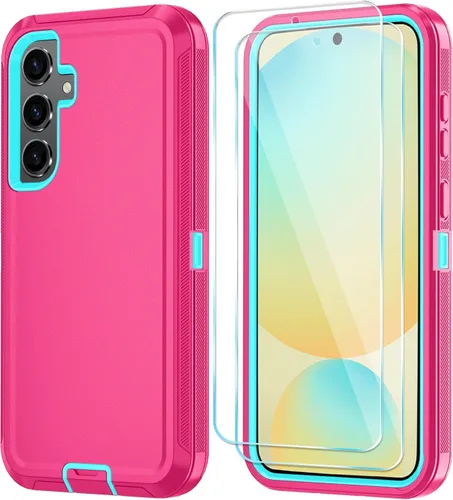 Miniatura 25 de ONOLA Funda para Samsung Galaxy S23 FE con protector de pantalla HD, resistente, a prueba de golpes y caídas, 3 capas, para Galaxy S23 FE de 6.4