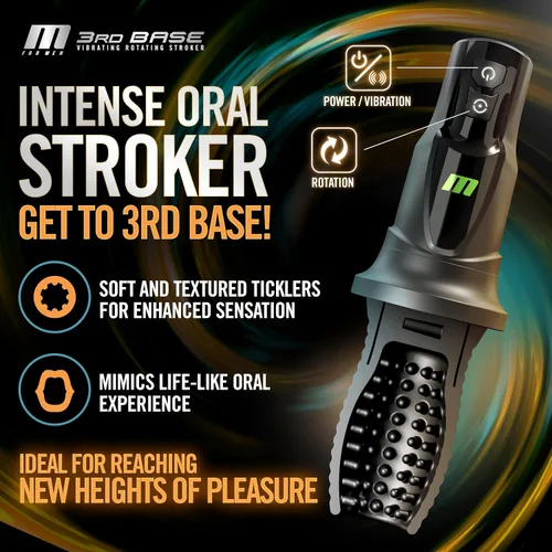Miniatura 6 de Blush M - Masturbador giratorio de 10 pulgadas para hombres, 3ª base de 360 ° real como sensación de succión oral ~ movimiento de mamada inversa