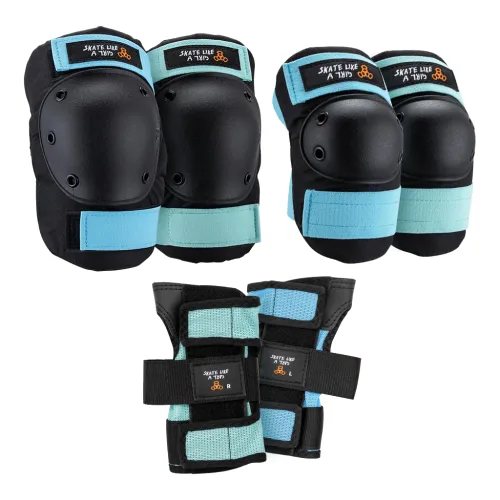 Miniatura 9 de Triple Eight Saver Series - Juego de protectores de rodillas, codos y muñecas (talla S, color negro)