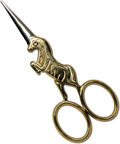 Sullivans - Tijeras de bordado de unicornio de 4 pulgadas, color dorado
