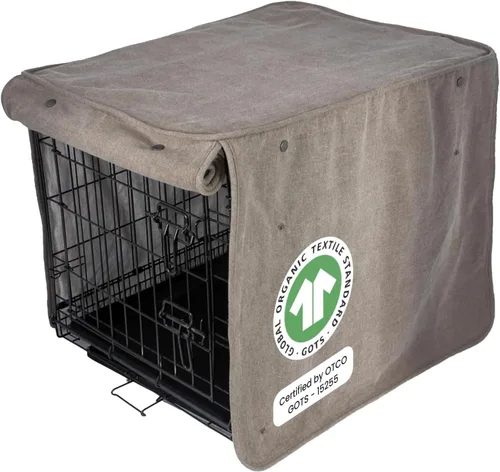 Miniatura 11 de Molly Mutt Wild Horses - Funda para jaula de perro, funda de lona 100% algodón con 2 paneles enrollables, ideal para jaula de perro o gato, Caballos