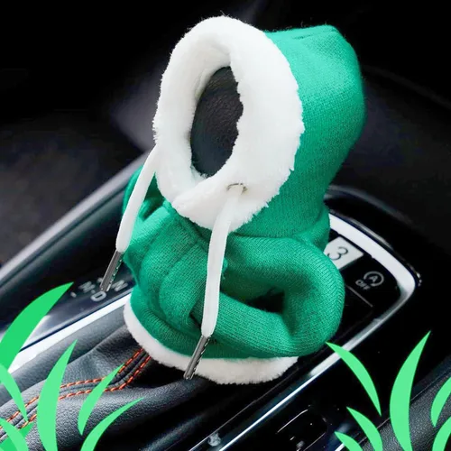 Miniatura 15 de Funda para palanca de cambios con capucha, decoración de protector de palanca de cambios de 4.7 pulgadas, ajuste universal, accesorio de decoración