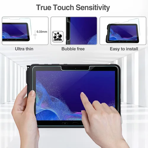 Miniatura 5 de ProCase Paquete de 2 protectores de pantalla para Samsung Galaxy Tab Active4 Pro de 10.1 pulgadas 2022/Tab Active Pro de 10.1 pulgadas 2019