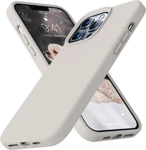 Miniatura 81 de Funda compatible con iPhone 13 de 6.1 pulgadas, de silicona líquida premium [forro de microfibra suave antiarañazos], goma de gel, protección Uva
