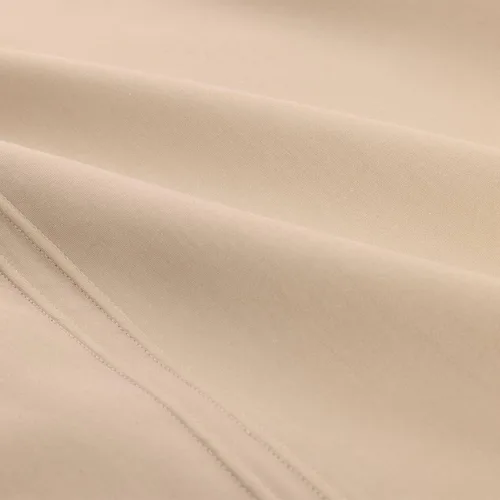 Miniatura 3 de Yves Delorme Triomphe Dune - Sábana encimera tamaño matrimonial/Queen de 94 x 116 pulgadas, sábanas lujosas extra suaves y cálidas, ropa de cama