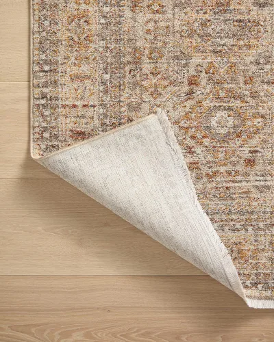 Miniatura 10 de Loloi Angela Rose Blake Collection BLA-06 Avena/Especias 9' x 13', Altura de Pelo 0.25", Flecos, Alfombra