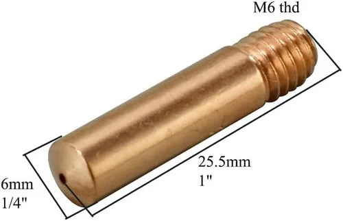 Miniatura 2 de RIVERWELD MIG MAG Puntas de contacto .030" 11-30 para Lincoln Magnum 100L y Tweco Mini/#1 Pistola de soldadura de antorcha paquete de 20