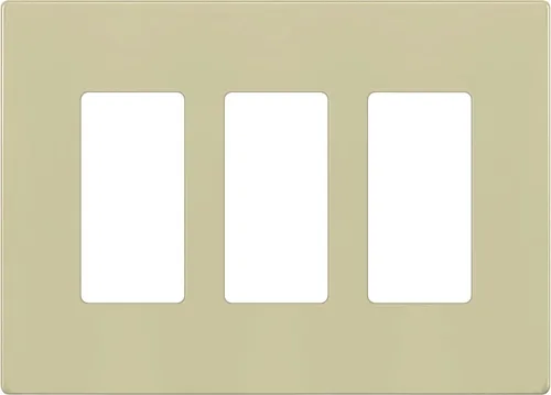 Miniatura 17 de ENERLITES Placas de pared decorativas sin tornillos, cubiertas de tomacorrientes seguras para niños, tamaño de 4 posiciones, 4.68" H x 8.30" L, Negro