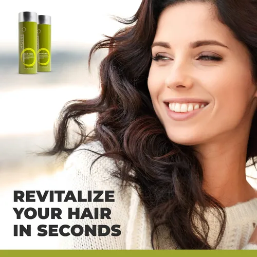 Miniatura 7 de Polvo para el cabello para adelgazar el cabello, corrector instantáneo de raíces oculta el cabello fino y el brillo del cuero cabelludo en menos