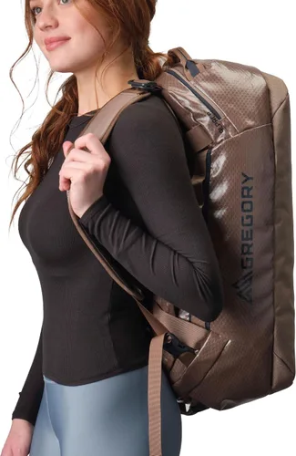 Miniatura 38 de Gregory Alpaca - Bolsa de lona resistente al agua para viajes de aventura y equipo con cubo de embalaje incluido, Negro obsidiana, 100L