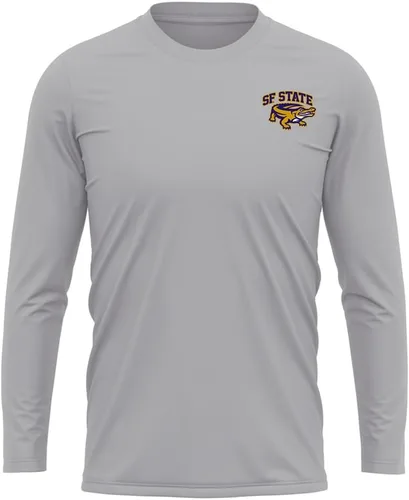 Miniatura 281 de Camisa deportiva de manga larga oficial de la NCAA Collegiate para hombre, con logotipo en el pecho izquierdo, colección Athletic Heather