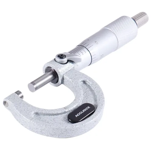 Miniatura 8 de Accusize Industrial Tools Micrómetro de exterior de ultra precisión 0 - 1 pulgada x 0.0001 pulgada, Eg00-0001 0-1", Ultra-Precision, Carbide
