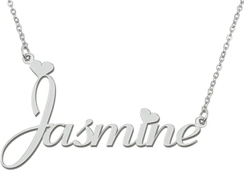 Aoloshow Collar personalizado con nombre y pulsera hecha a medida con cualquier nombre, joyería de acero inoxidable para mujeres y mamás